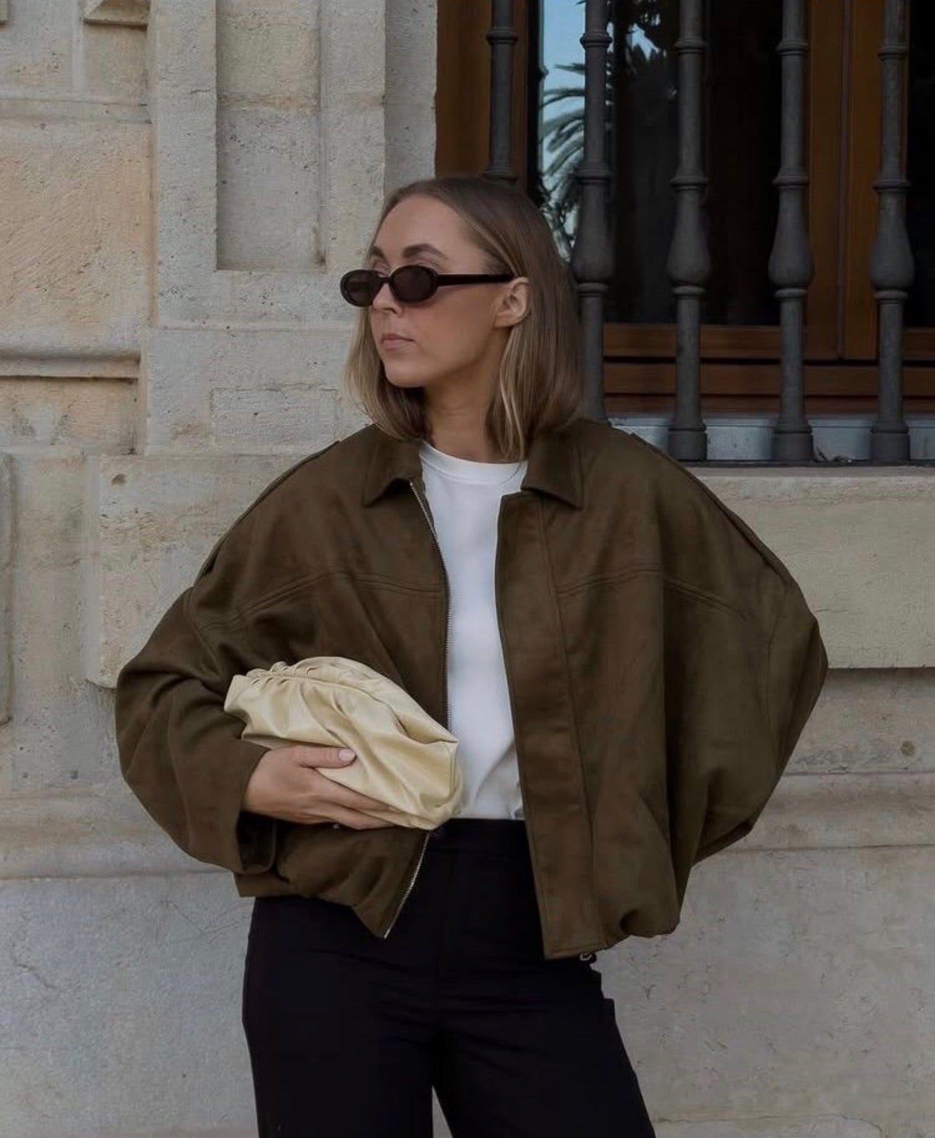 VMHAZEL Otw Bomber - Military Olive